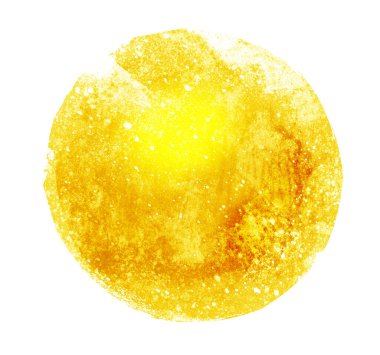 Arkaplan olarak beyaz üzerine suluboya daire