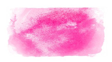 Suluboya dikdörtgen arkaplanı beyaza izole edildi