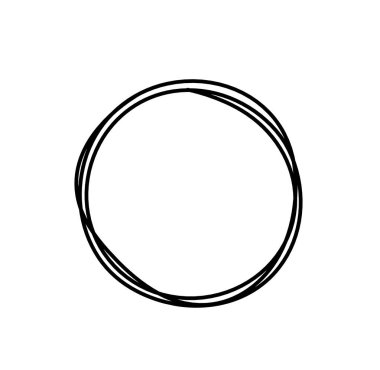 Arkaplan olarak beyaz üzerine çizgi çizen siyah çemberi özetle