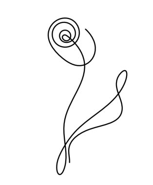 Beyaz arkaplanda izole edilmiş suluboya çizgi çizimi