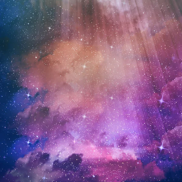 Hintergrund des Nachthimmels — Stockfoto