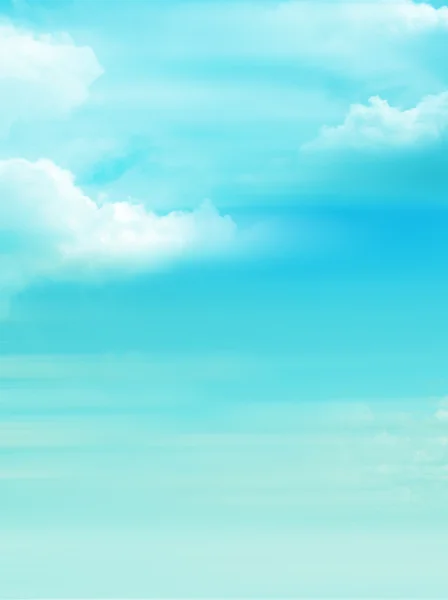 Blue sky with clouds — Stock Photo, Image