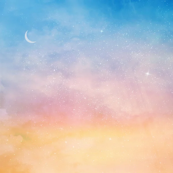Sky with stars background — Stock Photo, Image