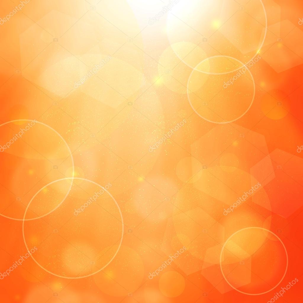 Tender orange light abstract background Royalty Free Vector