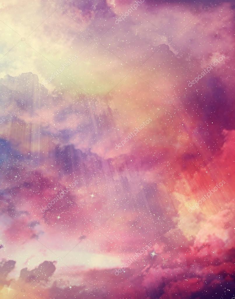 Bunte Sternenhimmel Hintergrund Stockillustration von ©sun_tiger #57323487, image size:806x1024