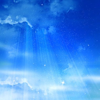 Mavi gökyüzü arkaplanı