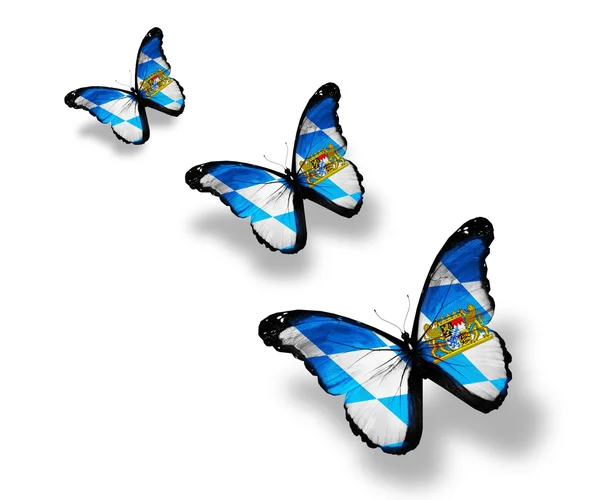 Baviera bandera mariposas — Foto de Stock