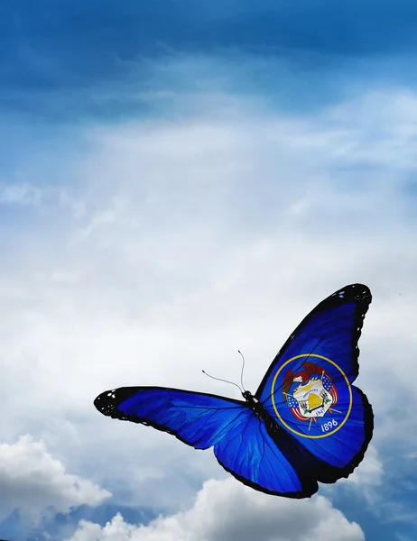 Mariposa bandera de Utah — Foto de Stock