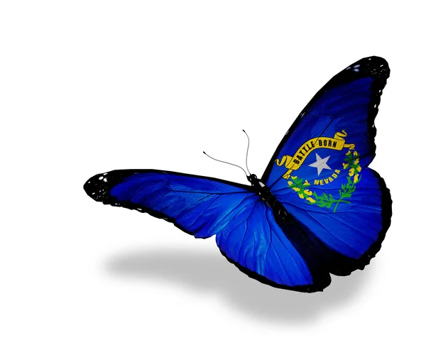 Mariposa bandera de Nevada — Foto de Stock