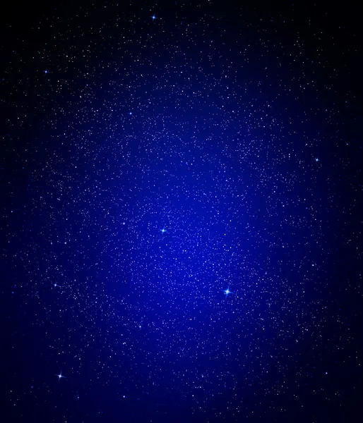 Céu escuro com estrelas — Fotografia de Stock