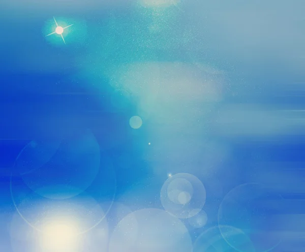 Blue bokeh blurred background — Stock Photo, Image