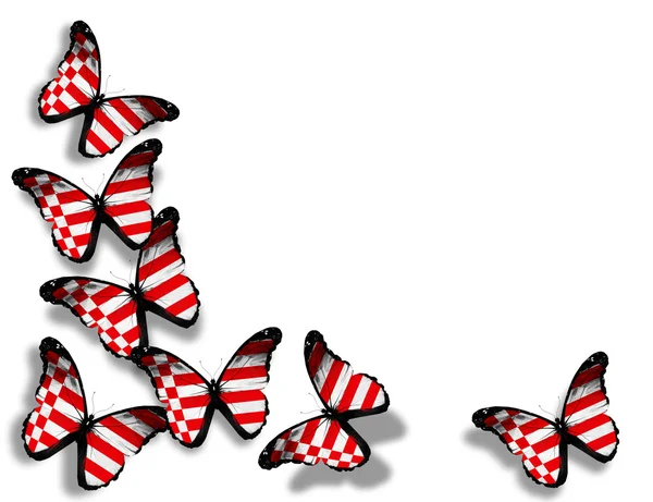 Bremen flag butterflies — Stock Photo, Image