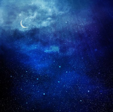 yıldızlarla dolu bir evren