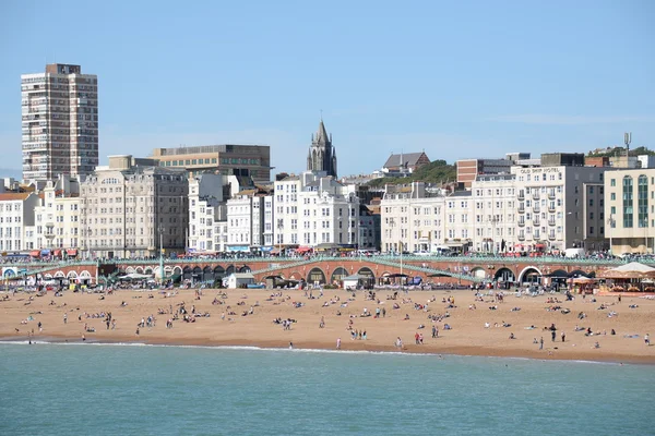 De kuststreek van Brighton Rechtenvrije Stockfoto's