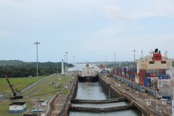 Do lago Gatun ao Canal do Panamá — Fotografia de Stock