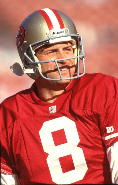 San Francisco 49Ers Steve Young Action Nfl Dans Les Années — Photo