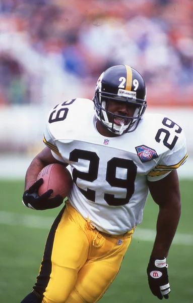 Pittsburgh Steelers Running Back Barry Foster Nfl Action 1990 Image — Stock Photo, Image
