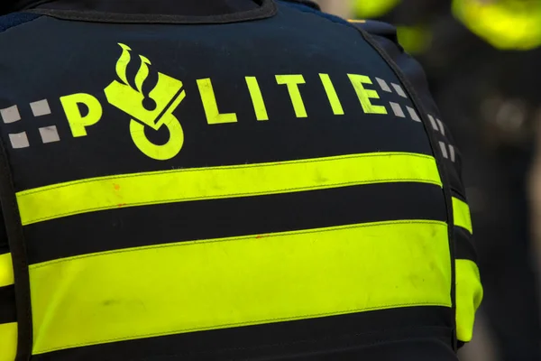 Поліцейський Амстердамі Нідерланди 2020 — стокове фото