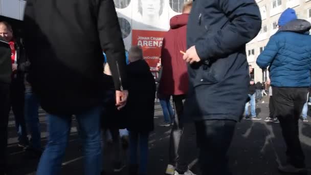 Entrance Zuid Johan Cruijff Arena Amsterdam Países Bajos 2020 — Vídeo de stock