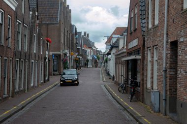 Amsterdamsestraat Caddesi Muiden 'da Hollanda 1-7-2020