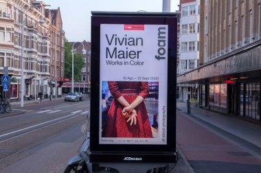 Billboard Vivian Maier Amsterdam 'da Hollanda 17-6-2020