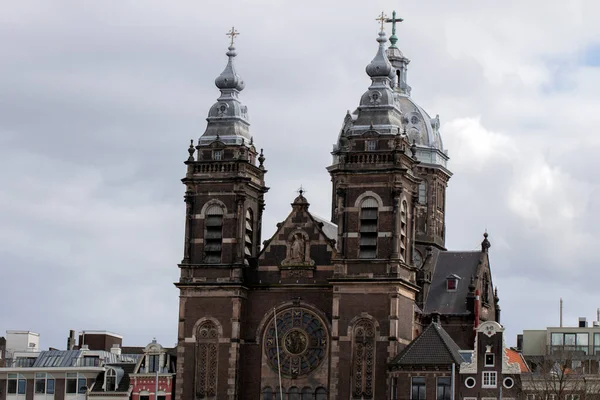 Basilique Saint Nicolas Amsterdam Pays Bas Avril 2020 — Photo