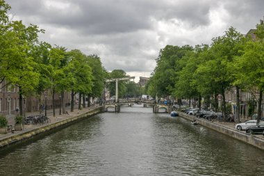 Nieuwe Keizersgracht Kanalı Amsterdam 7 Temmuz 2019