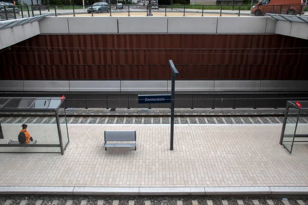 Bahn Station Zonnestein Bei Amstelveen Niederlande 2020 — Stockfoto