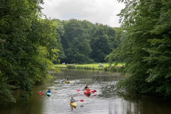 Canoe Amsterdamse Bos Amstelveen Netherlands 2020 — Stock Photo, Image