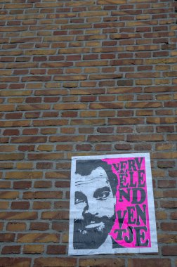 Amsterdam 'da Ev Yapımı Poster Vervelend Ventje 20-6-2020 Hollanda