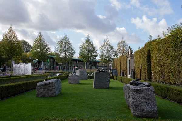 Jardín Gratuito Rijksmuseum Ámsterdam 2019 — Foto de Stock