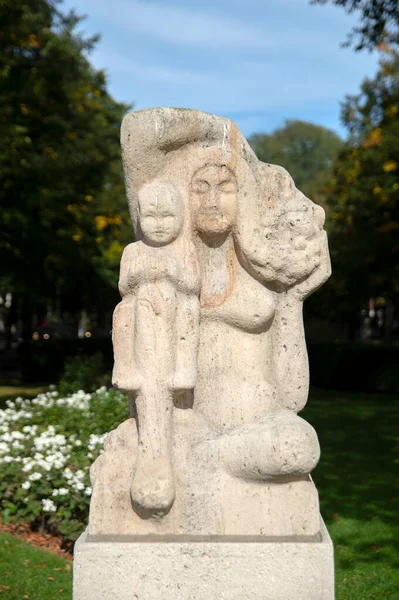 Statue Maja Amsterdam South Amsterdam Netherlands 2019 — Stock Photo, Image