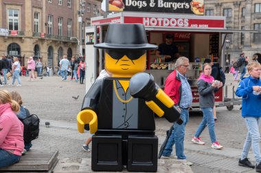 A Lego Puppet From Andre Hazes At Amsterdam The Netherlands 18-6-2021 clipart