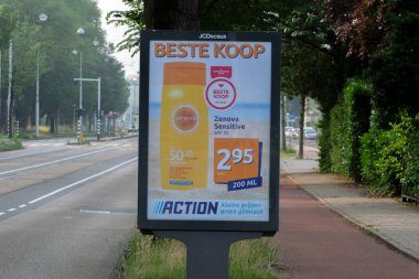 Amsterdam 'da Billboard Eylemi Hollanda 26-6-2021