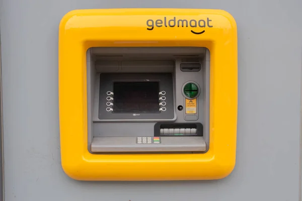 Atm Geldmaat Amsterdam Paesi Bassi 2021 — Foto Stock