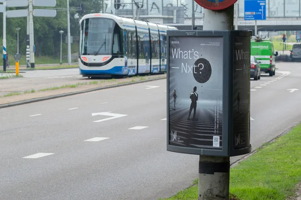 빌보드 Nxt Musuem Amsterdam 네덜란드 2021 — 스톡 사진