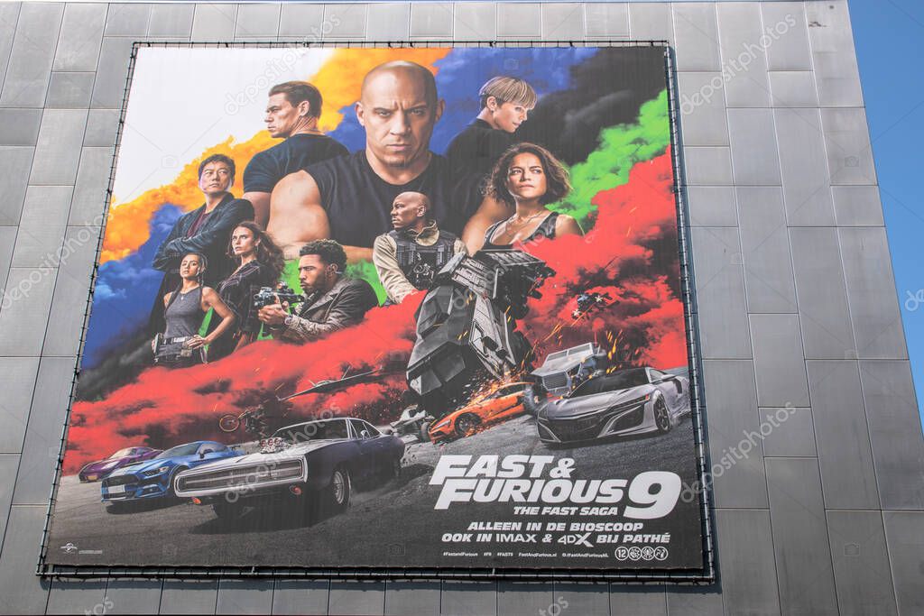 Billboard Fast And Furious 9 At Amsterdam The Netherlands 18-7-2021