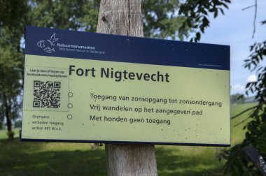 Abcoude 'deki Nigtevecht Kalesi Hollanda 17-6-2020