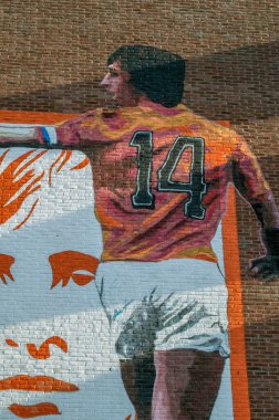 Ayrıntılı Boyama Johan Cruijff Amsterdam 'da Resim 13-10-2018