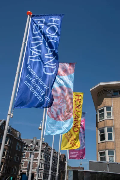 Three Flags Holland Festival Amsterdam Pays Bas 2016 — Photo