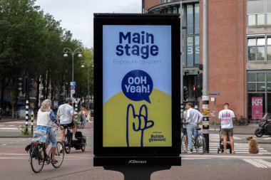 Billboard JCdeaux Amsterdam 'da Hollanda 26-8-2025