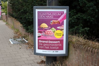 Billboard Kunstmuseum Den Haag Amsterdam 'da Hollanda 12-8-2025