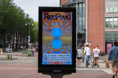 Amsterdam 'daki Billboard NSDM Fünyesi Hollanda 26-8-2025