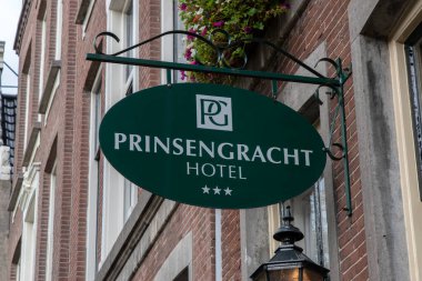 Amsterdam 'daki Prinsengracht Oteli. Hollanda 23-9-2025.