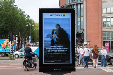 Amsterdam 'da Billboard Vattenfall 26-8-2025