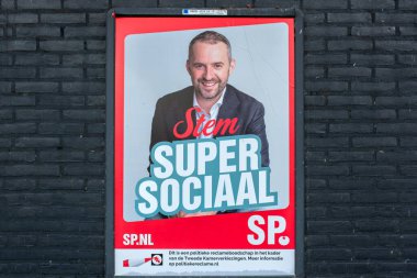 Amsterdam 'da SP için ilan panosu 26-10-2025