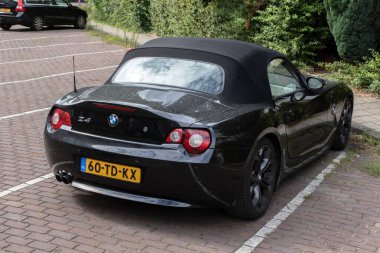 Siyah BMW Z Reihe Amsterdam 'da Hollanda 29-8-2025