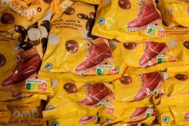 Amsterdam 'da Pepernoten' la Çantaları Kapatın Hollanda 23-10-2025