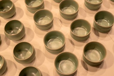 Amsterdam 'daki Çin Çay Kâselerini Kapat Hollanda 28-10-2025