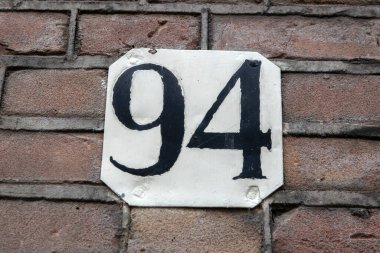 Amsterdam 'daki 94 numaralı evi kapatın. Hollanda 29-8-2025.